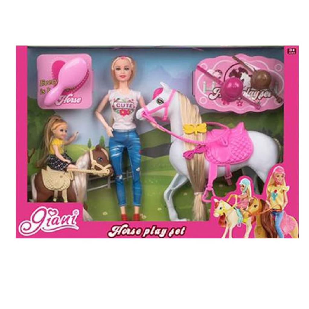 Fashion Doll Horse Play Set with Accessories